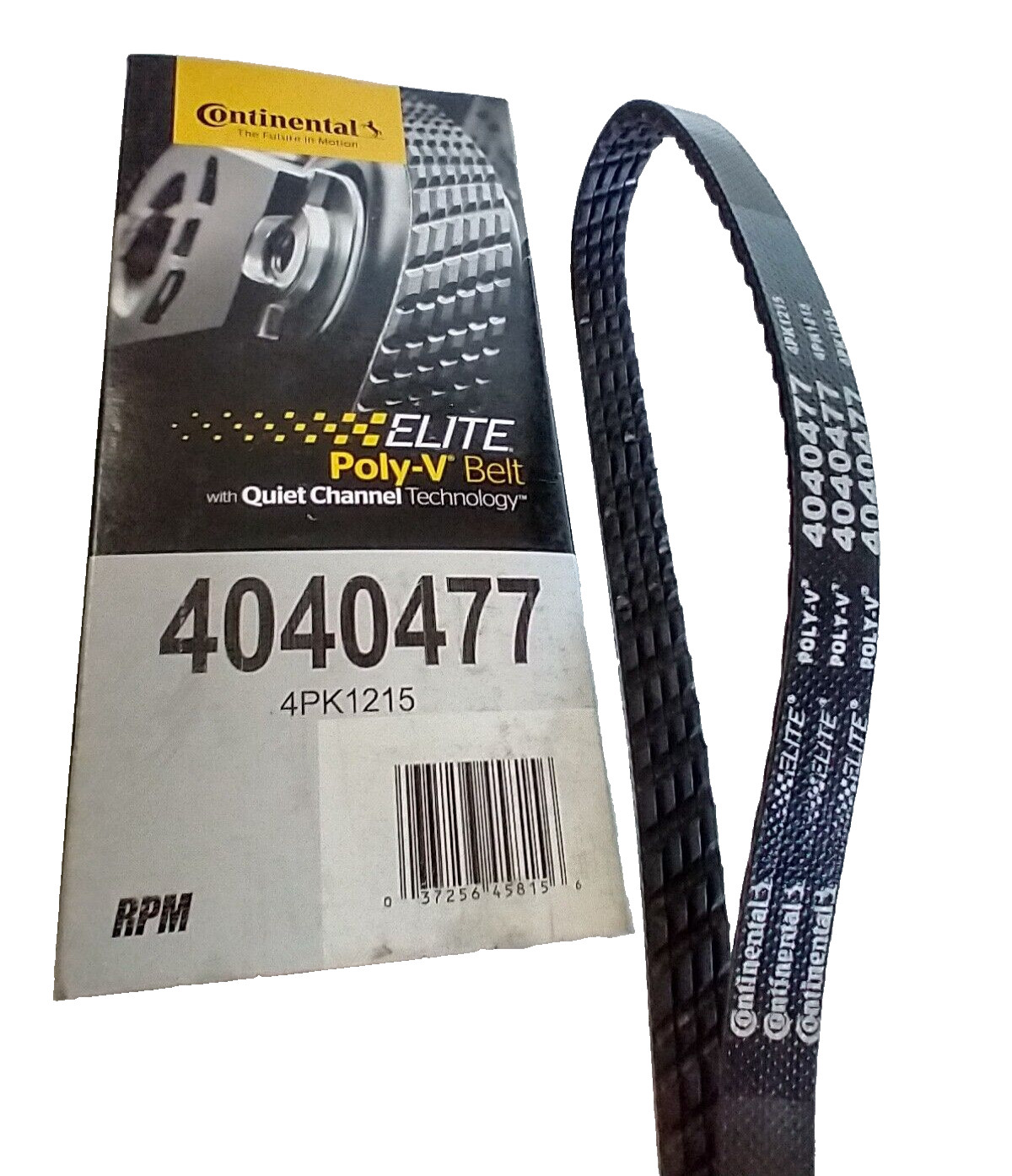 NEW Serpentine Belt Poly-V The Quiet Belt Gatorback CONTINENTAL ELITE 4040477