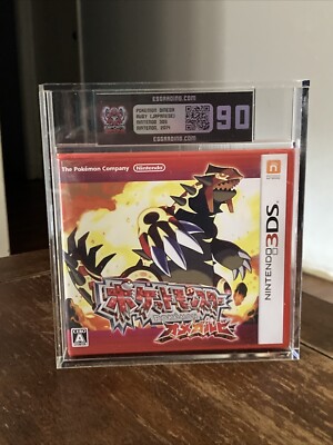 Pokemon Omega Ruby Japanese Video Game Nintendo 3DS Graded 90 ESG New Grading