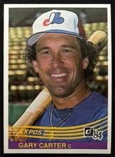 1984 Donruss Gary Carter, #55 Montreal Expos, HOF, NM, Free Shipping