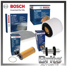 SERVICE KIT BOSCH FITS AUDI A5 3.0 TDi (211,240 bhp) FILTERS AIR OIL FUEL CABIN