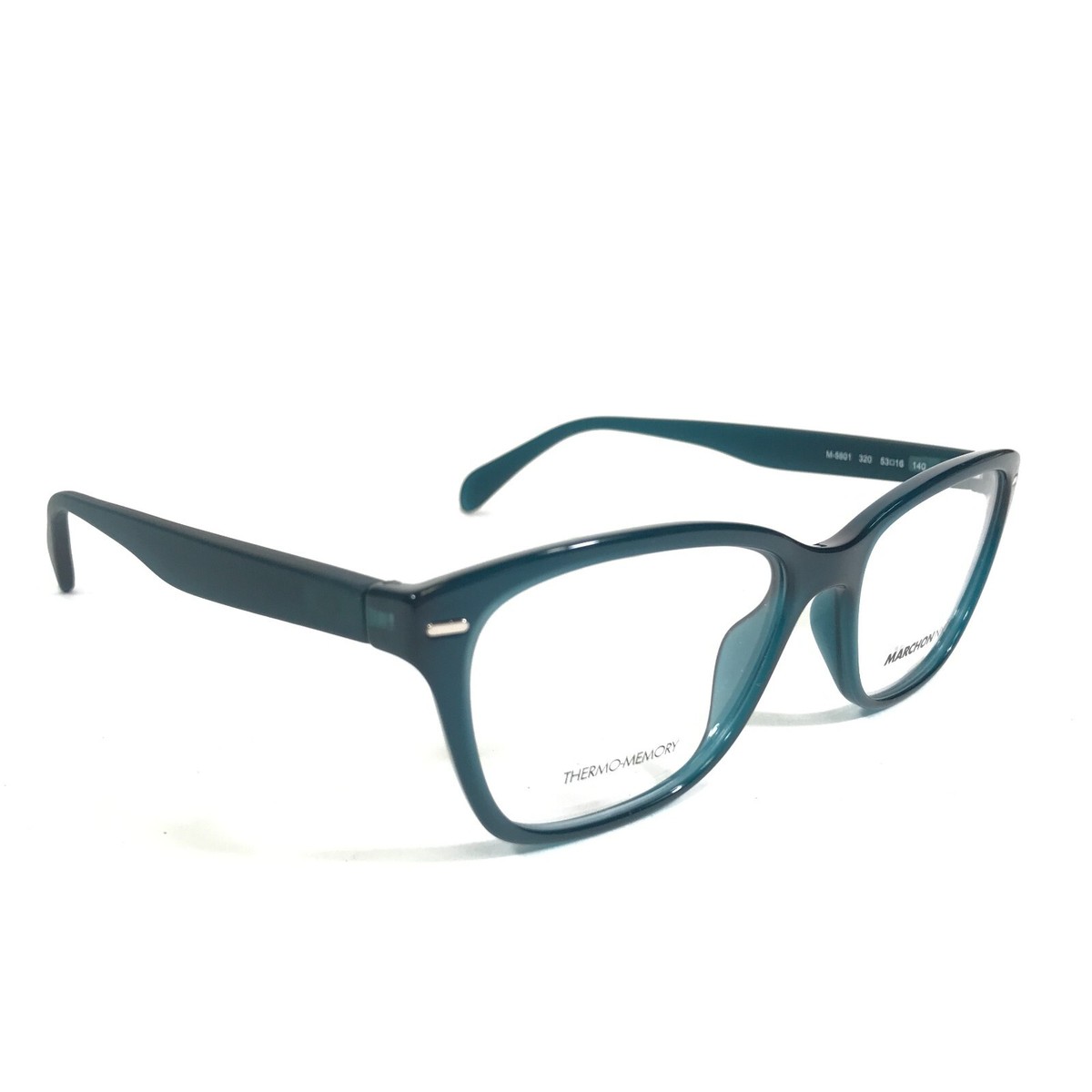 Marchon Eyeglasses Frames M-5801 320 Blue Cat Eye Square  display picture 3