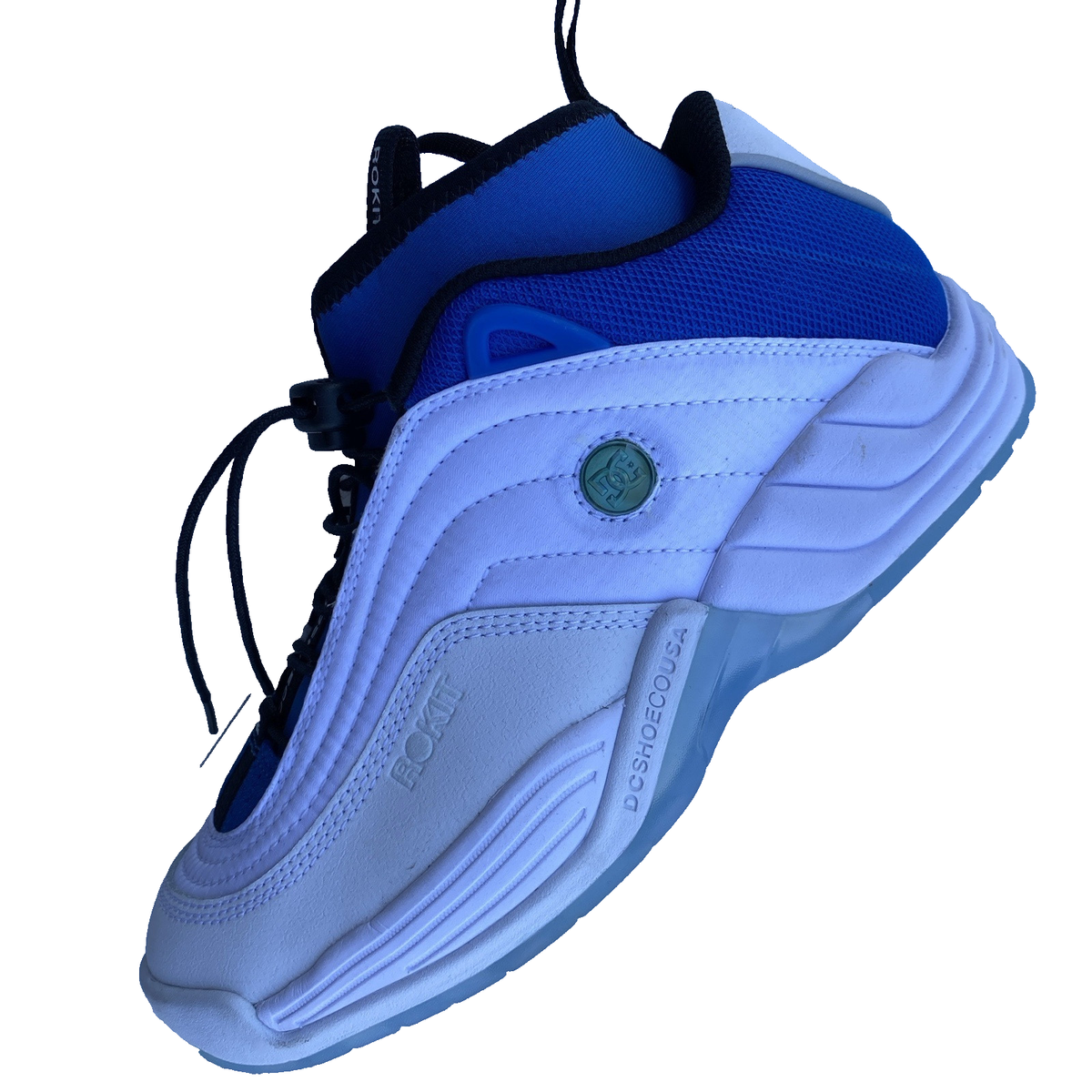 DC Shoes Stevie Williams OG X Rokit White Skateboard Sneakers Mens