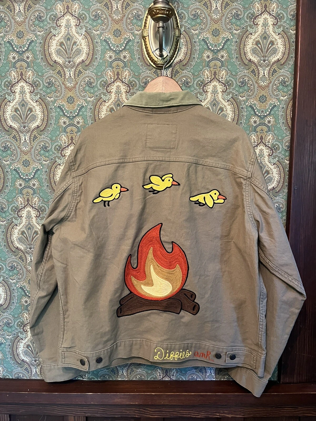 Levis Dippies X AMr NFT chainstitch denim trucker jacket Large