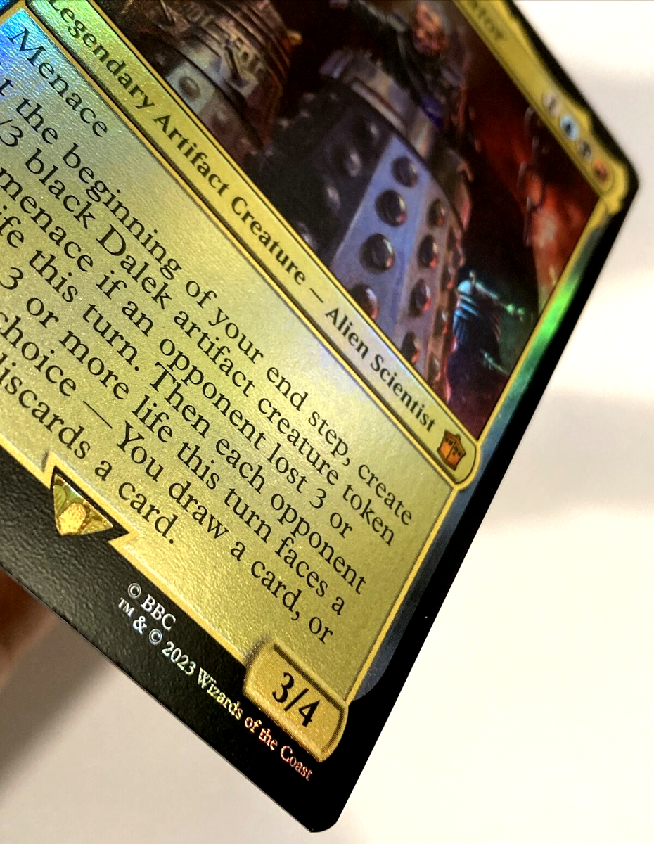 MTG Davros, Dalek Creator *FOIL* Doctor Who 0001 NM | eBay
