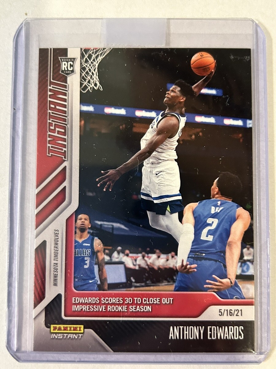 2020 Panini Instant NBA - Anthony Edwards Rookie Card RC
