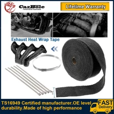 Heat Wrap Tap For Cars Header Pipe Heat W/5 Ties Exhaust Wraps 50mm*5M Resistant
