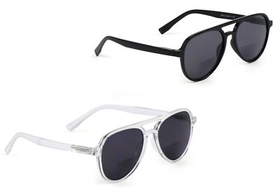 Klassische Piloten Bifokal Sonnenlesebrille Unisex Metallscharniere DX100B
