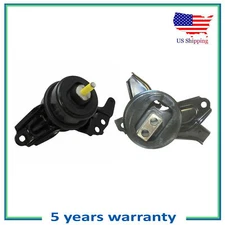 Set 2PCS Engine Motor & Auto Trans Mount For Hyundai Sonata Kia Optima 2.0L 2.4L