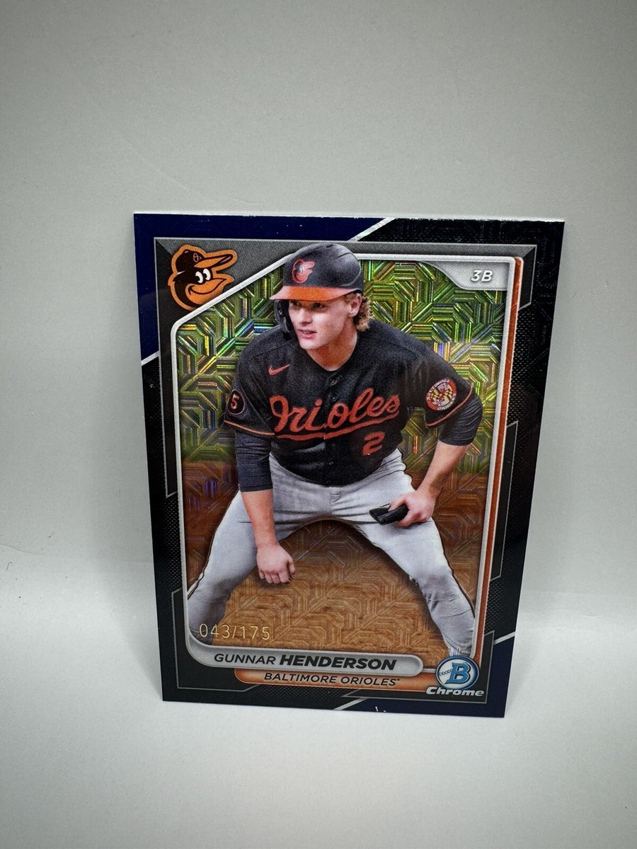 2024 Bowman Chrome Mega #49 Gunnar Henderson Blue Mojo
