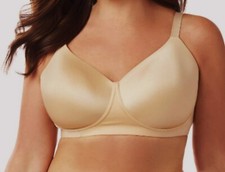 50DD Bra - Catherines Almond No-Wire Back Smoother Full Coverage T-Shirt Bra