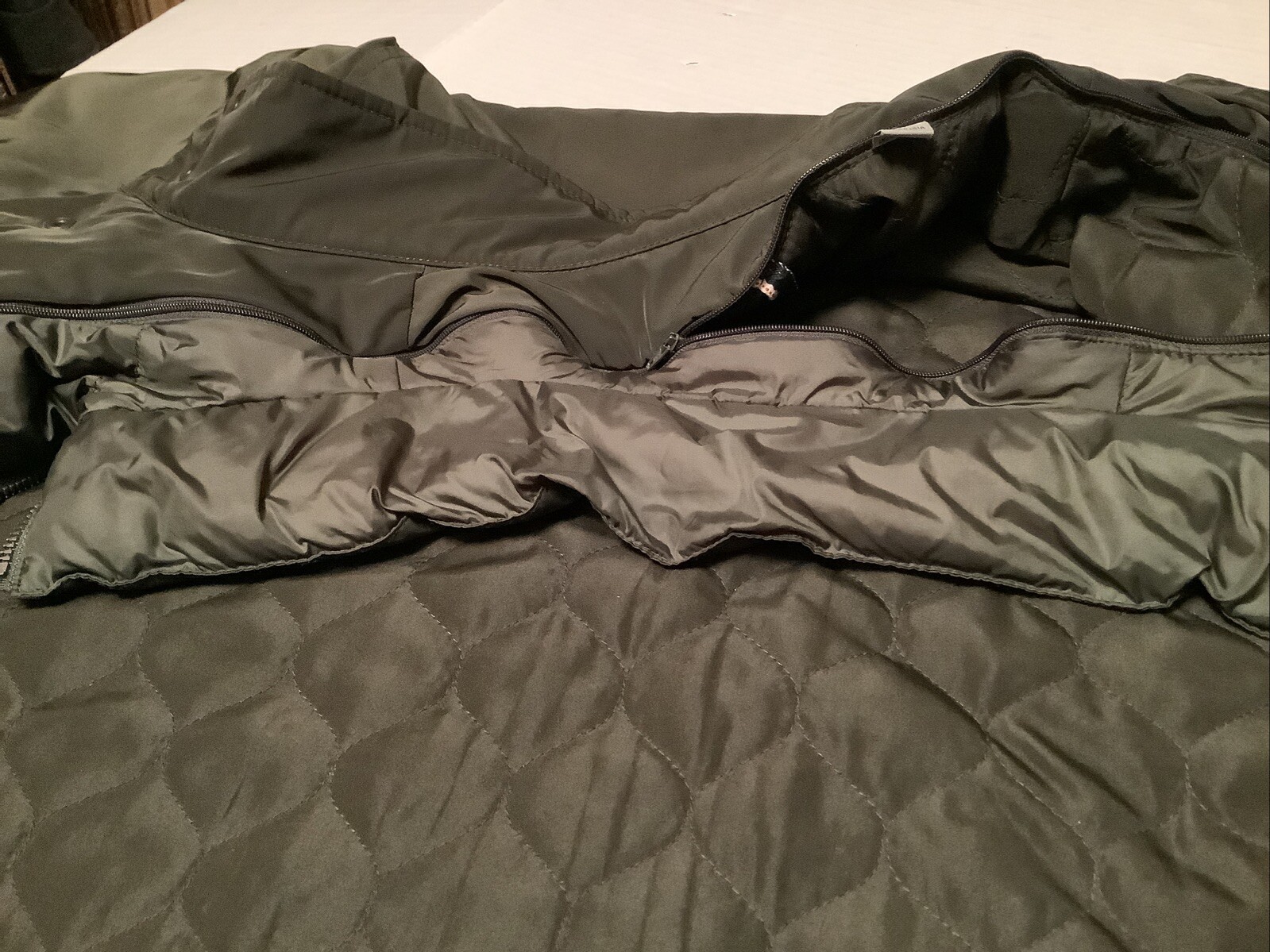 Levi's Women M Lightweight Cargo JacketForest Gre… - image 10