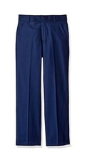 CALVIN KLEIN Husky Infinite Stretch Pants Big Boy's 14 Brilliant Blue Belt Loops