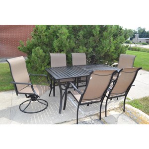 Highland Knolls 5 Piece Padded Sling Dining Set Photos