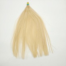 Human Hair Slavic Blonde Haircut Ponytail 21"
