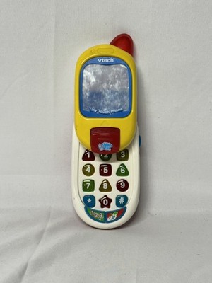 VTech Tiny Touch Phone-Teaches Numbers Shapes Animals Music-6 To 36 Months-works