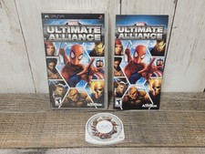 Sony PSP Marvel Ultimate Alliance w/ Box & Manual CIB Fast Shipping🎮🕹️