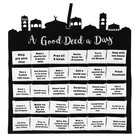 1PC Muslim Eid Countdown Calendar Felt Cloth Hanging Mubarak Calendar Wall
