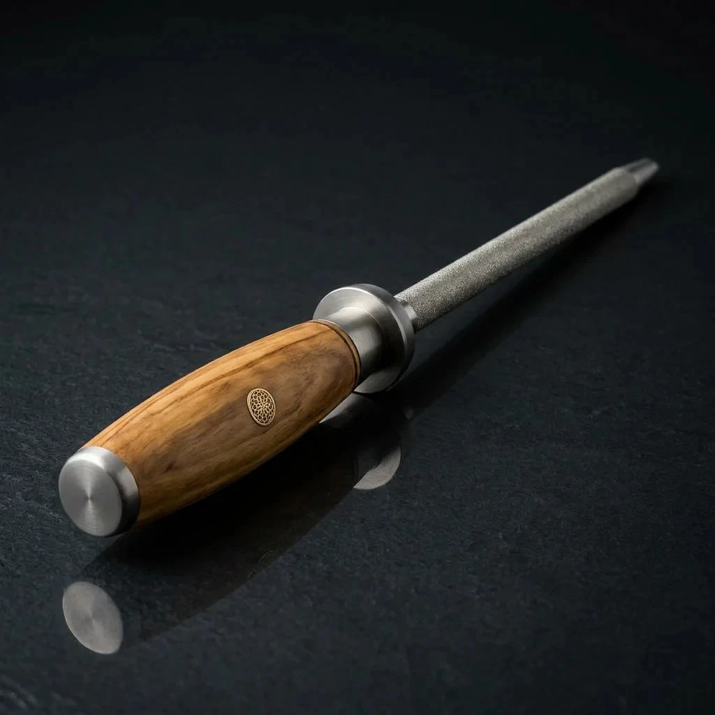 Mr Meat Master Diamond Honing Rod 9 inches (Steel Sharpener )