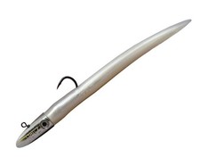 RonZ Lures Big Game Series Heavy Duty Rigged Soft Bait 10" (5 oz.) - White Pearl