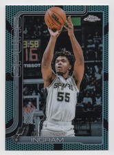 2025-26 Topps Chrome HARRISON INGRAM #222 Aqua Basketball Refractor /199-Spurs