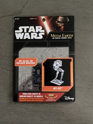 Star Wars 3D Metal Earth Model Kit - AT-ST Steel Model - New Unopened 2015
