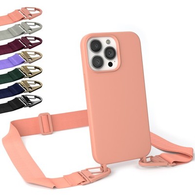 EAZY CASE für Apple iPhone 13 Pro mit verstellbarem breitband und Silikon Case