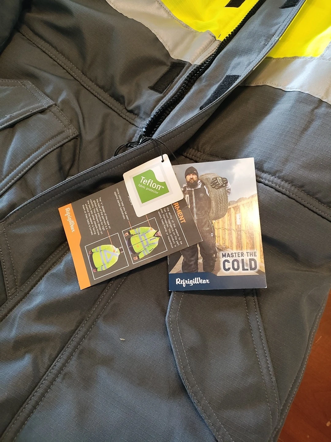 RefrigiWear Freezer Edge Insulated Coveralls - Heavy-Duty, Waterproof, -40°F image 2