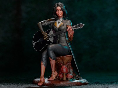 3D gedruckter 16K Fan Made CA3D LUNE Clair Obscur Expedition 33UNBEMALT Maßstab 1/6