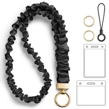 Stretchy Scrunchie Lanyard for Id Badges for Keys, Teacher Gifts Lanyards