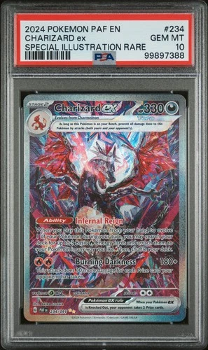Charizard EX 234/091 Special Illustration Rare Pokemon PSA 10 SIR Paldean Fates