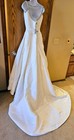 Andrew For Emme Matte Satin Corset Minimal Wedding Gown Rhinestones Sz 8 — photo 7