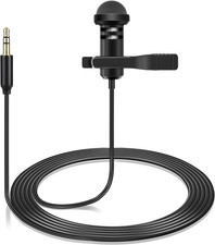 Lavalier Microphone for Rode Wireless GO 2 / Ii  DJI Mic Transmitters, Omnidire