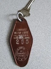 Vintage Stardust Motor Lodge Idaho Falls Idaho Keychain Room 255