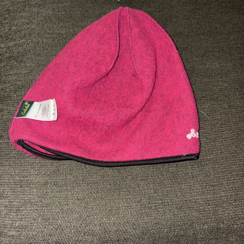 Cabelas Beanie Women's Hot Pink Fleece Lightweight Hat One size - Image 3 of 4