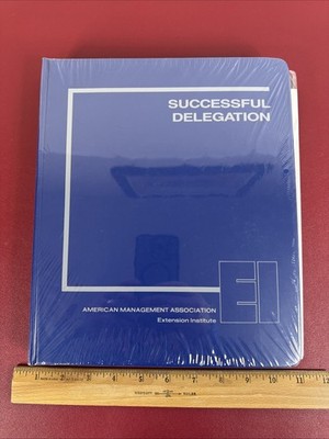AMACOM EI:  Successful Delegation, Audio Cassettes with Workbook,  NEW SEALED