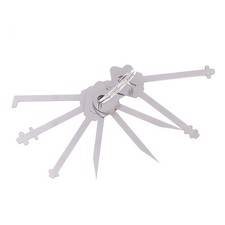 Locksmith Tools 14 In 1 Ward Master Keys Opener Metal Bypass EDC Locksmith Tools