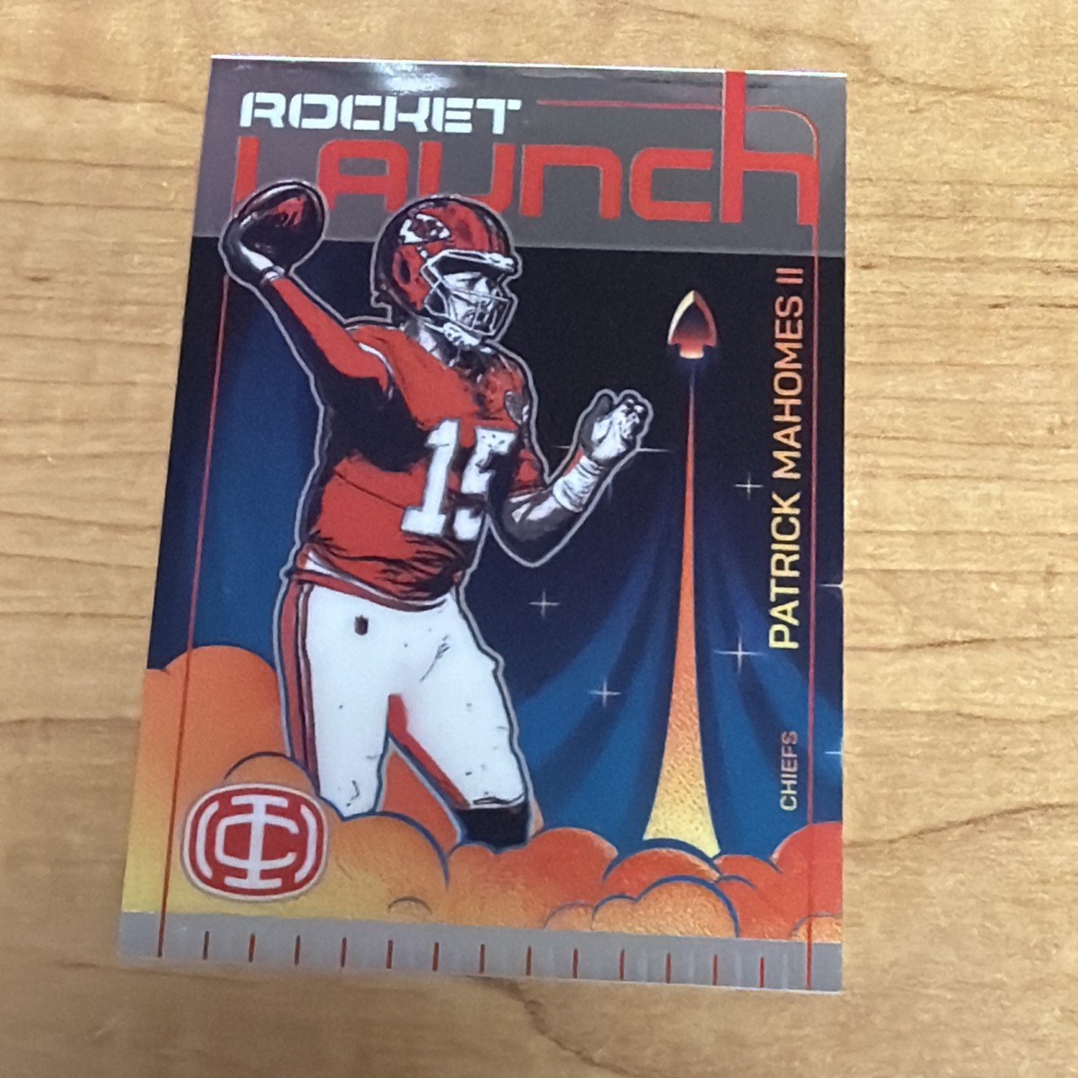 2025 Panini Icon Collection Patrick Mahomes II Rocket Launch 