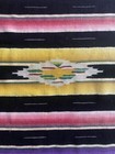 Antique Mexican Saltillo Serape Blanket Rug Southwestern wool dazzler silk — photo 1