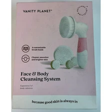 Vanity Planet Outlines Collection Face & Body Cleansing System 4 Brush Heads