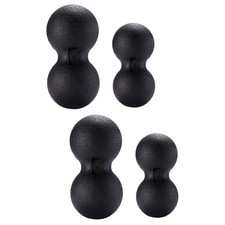  2 PCS Hand Exercise Balls Muscle Massager Roller Peanut Back Yoga