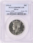 1976-S Kennedy Half Dollar Silver PCGS PR69DCAM Deep Cameo Proof Bicentennial
