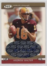 2005 SAGE Hit Auto Gold /250 Andrew Walter #A16 Auto 08wd