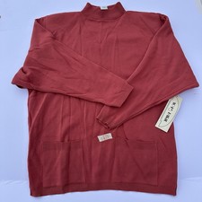 VTG 1045 Park Sweater Women s SMALL Acrylic DUSTY ROSE Long Sleeve NWT