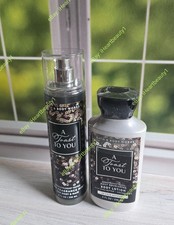bath and body works a toast to you body lotion  fine fragrance mist