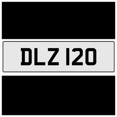 DL 3X3 DATELESS DAN DON DEC DAV DEL DEZ DEB DEAN N PRIVATE NUMBER PLATE DLZ 120