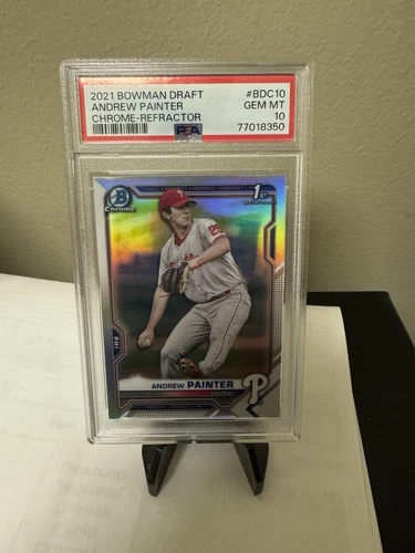2021 Bowman Draft Chrome 1st Bowman Andrew Painter Refractor PSA 10