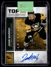 2020-21 Upper Deck Artifacts 2019-20 Updates John Marino Auto Pittsburgh