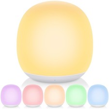 Night Light for Kids, Baby Egg Night Light with 7 Colors Changing Mode  Step...