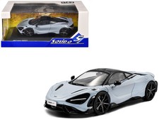 2020 McLaren 765LT Ceramic Gray with Black Top 1/43 Diecast Model Car - Solido