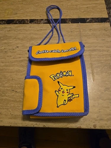 Pokemon Pikachu Gameboy Color Original Vintage Carrying Case (Yellow)